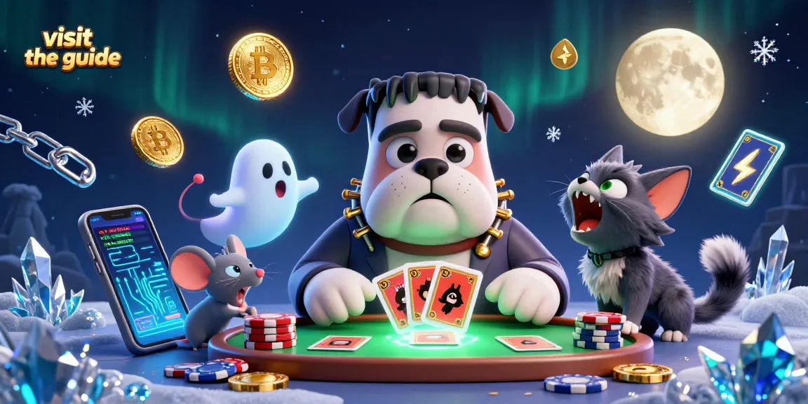 Visit the guide to experience an exciting 3D gambling scene with animated characters and crypto elements.