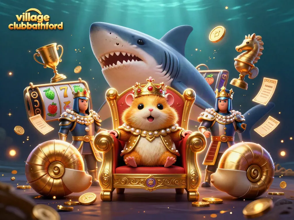 Engage with exciting casino elements at villageclubbathford featuring a hamster king and slots theme.