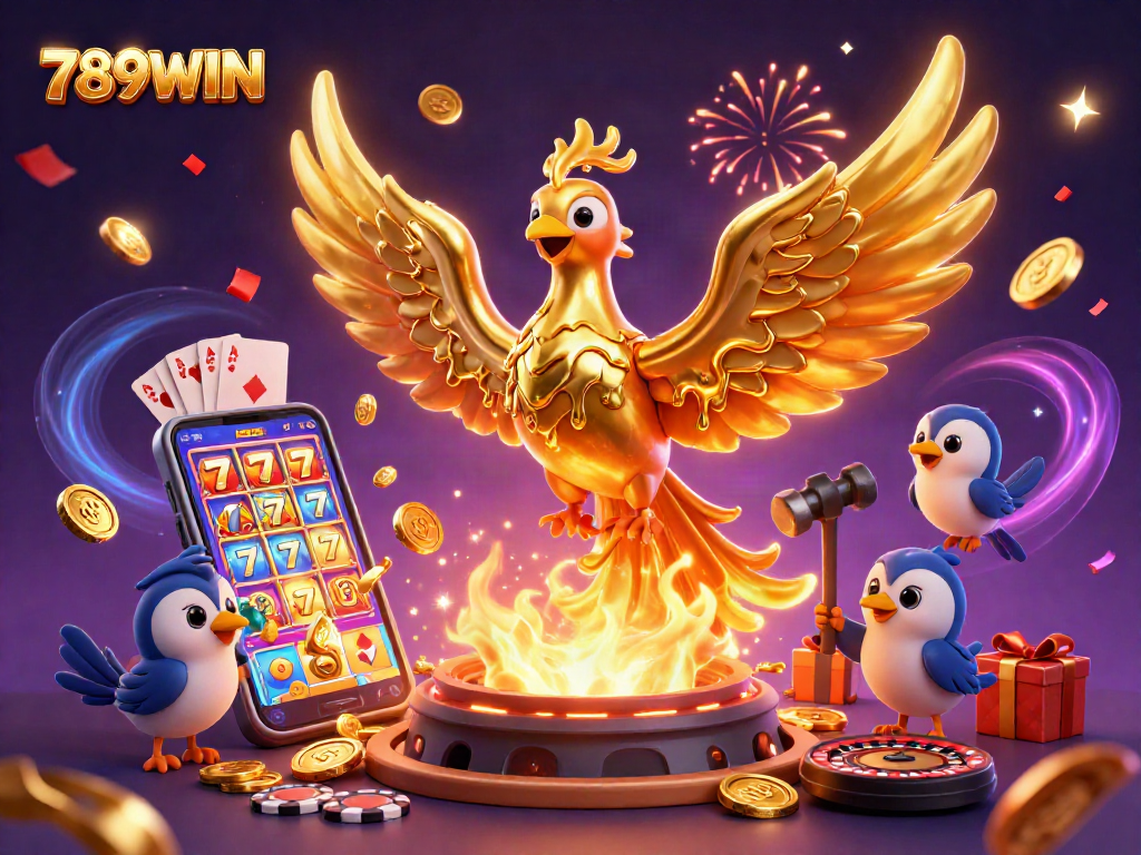 Experience thrilling gambling excitement with 789WIN's golden phoenix and colorful slot games.